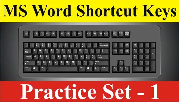 MS Word Shortcut Keys
